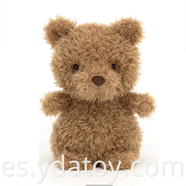 Plush small brown bear toys